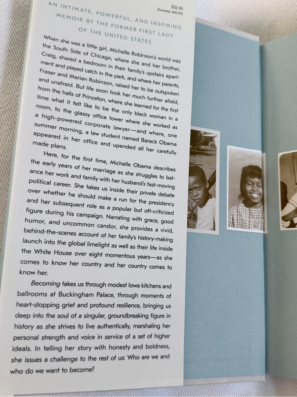 Becoming by Michelle Obama Hardcover Book , with dust jacket 2018 First Edition - Picture 6 of 8
